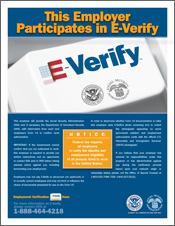 E-Verify参与海报照片